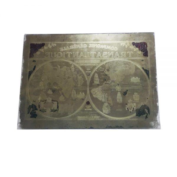 ANTIGUO CUADRO DE VIDRIO PINTADO