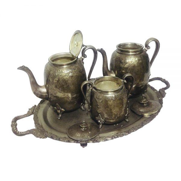 JUEGO DE TE DE LOS AÑOS 20´ DE PLAQUE