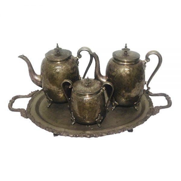 JUEGO DE TE DE LOS AÑOS 20´ DE PLAQUE