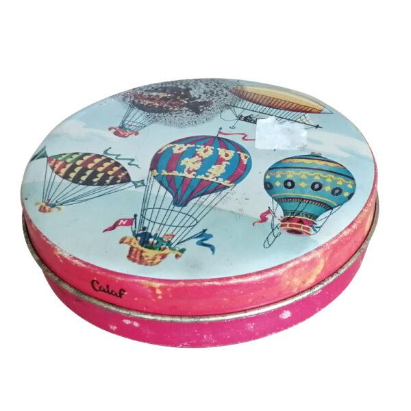 CAJITA METÁLICA CILINDRICA DE COLECCIÓN