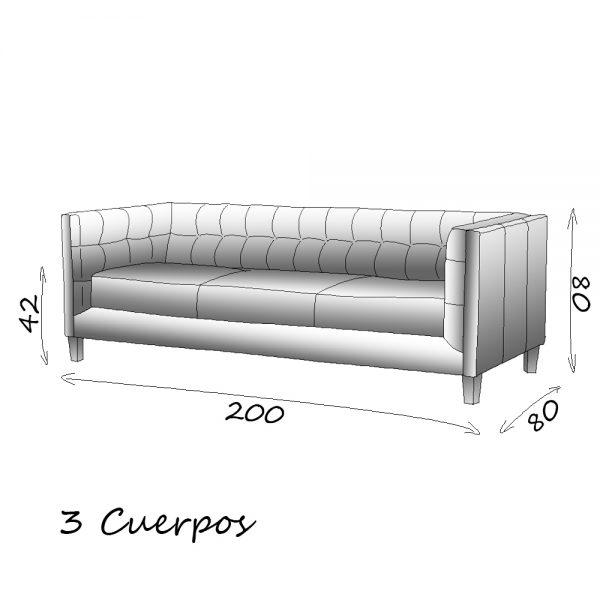 SOFÁ ROMA DE EXHIBICIÓN