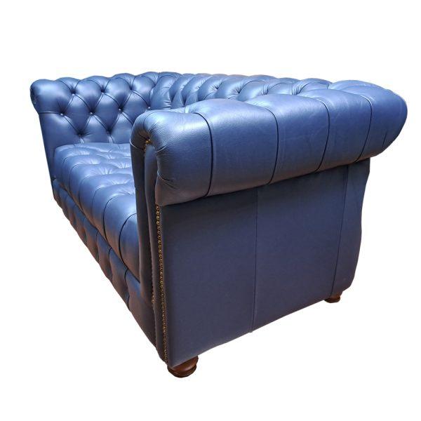 SOFÁ CHESTERFIELD AZUL 170cm DE EXHIBICIÓN
