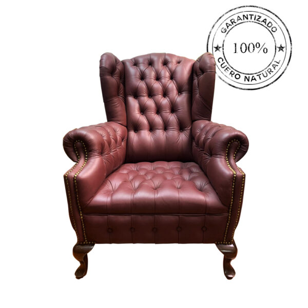 SILLÓN REINA ANA  CAPITONÉ DE EXHIBICIÓN