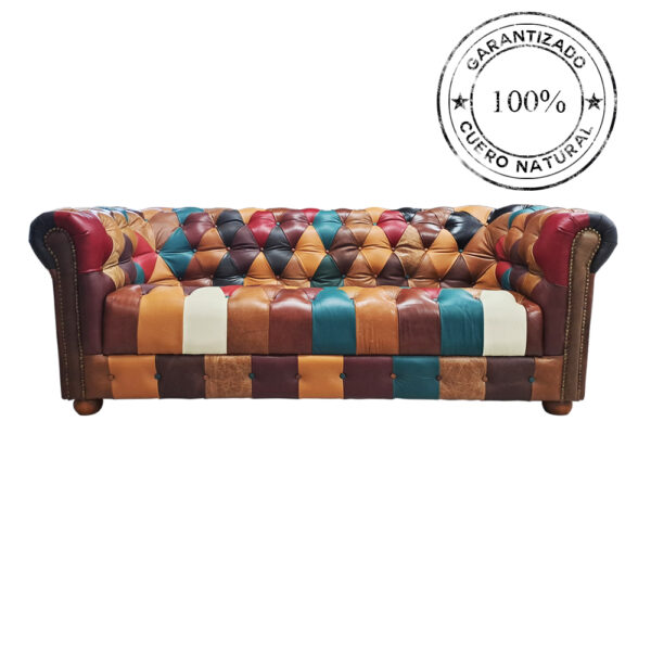 SOFÁ CHESTERFIELD DE COLORES 200cm DE EXHIBICIÓN