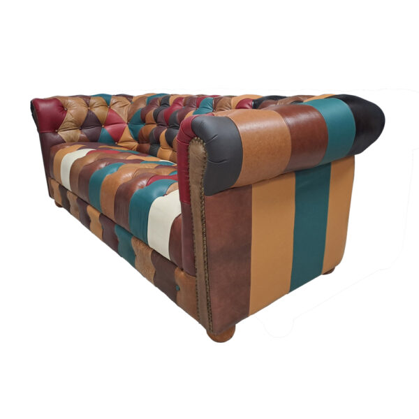 SOFÁ CHESTERFIELD DE COLORES 200cm DE EXHIBICIÓN - Imagen 2