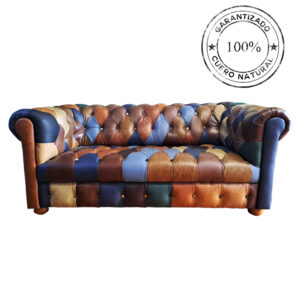 SOFÁ CHESTERFIELD DE COLORES 175cm DE EXHIBICIÓN