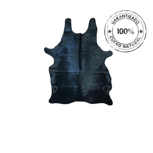 ALFOMBRA DE PIEL  NEGRA (1035)
