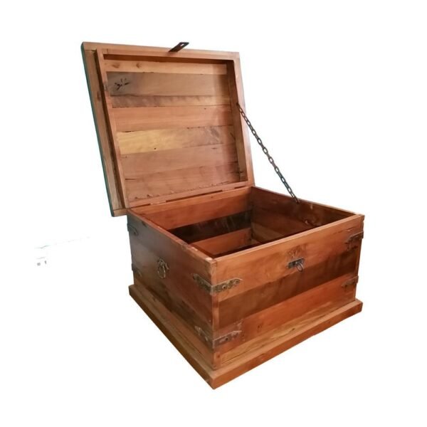 MESA DE CENTRO BAÚL DE MADERA NATIVA